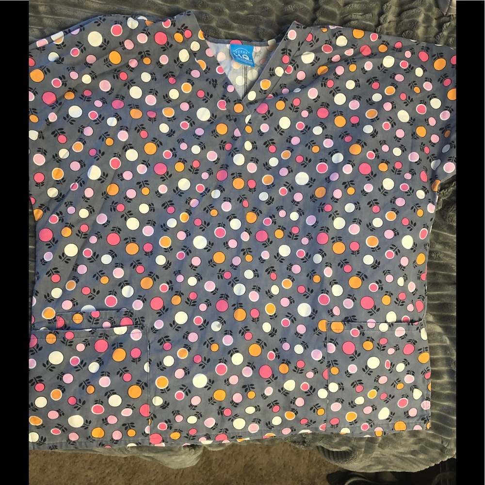 Nursing Scrub top XL LIKE NEW